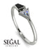 Geometrical Arrow Black Diamond Ring - Gracie No. 33 image 10