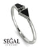 Geometrical Arrow Black Diamond Ring - Gracie No. 39 image 10