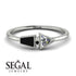Geometrical Arrow Black Diamond Ring - Gracie No. 33