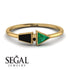 Geometrical Arrow Black Diamond Ring - Gracie No. 34 image 2