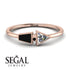 Geometrical Arrow Black Diamond Ring - Gracie No. 32 image 2