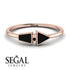Geometrical Arrow Black Diamond Ring - Gracie No. 38 image 2