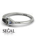 Geometrical Arrow Black Diamond Ring - Gracie No. 33
