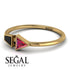 Geometrical Arrow Black Diamond Ring - Gracie No. 40 image 3