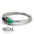 Geometrical Arrow Black Diamond Ring - Gracie No. 36 image 3