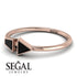 Geometrical Arrow Black Diamond Ring - Gracie No. 38 image 3