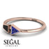 Geometrical Arrow Black Diamond Ring - Gracie No. 44