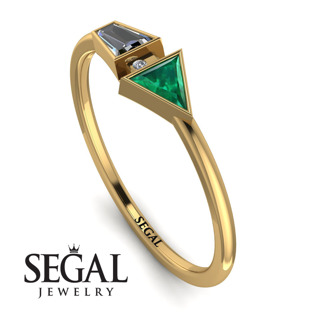 Geometrical Arrow Diamond Ring - Gracie No. 4