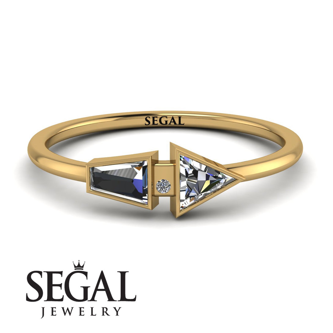 Geometrical Arrow Diamond Ring - Gracie No. 1