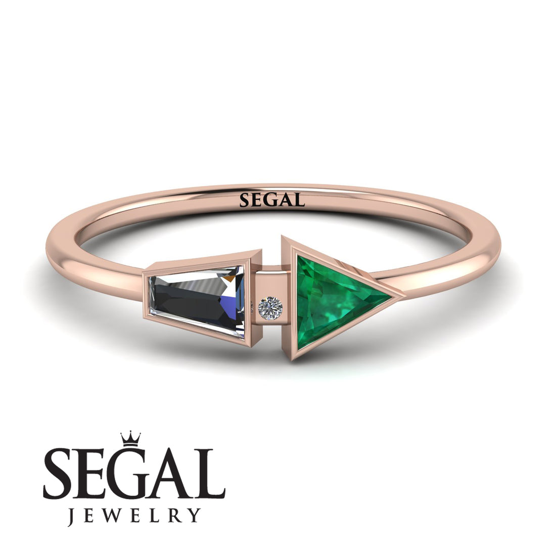 Geometrical Arrow Diamond Ring - Gracie No. 5