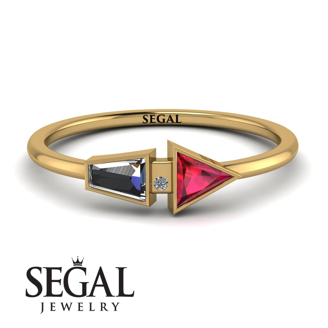 Geometrical Arrow Diamond Ring - Gracie No. 10