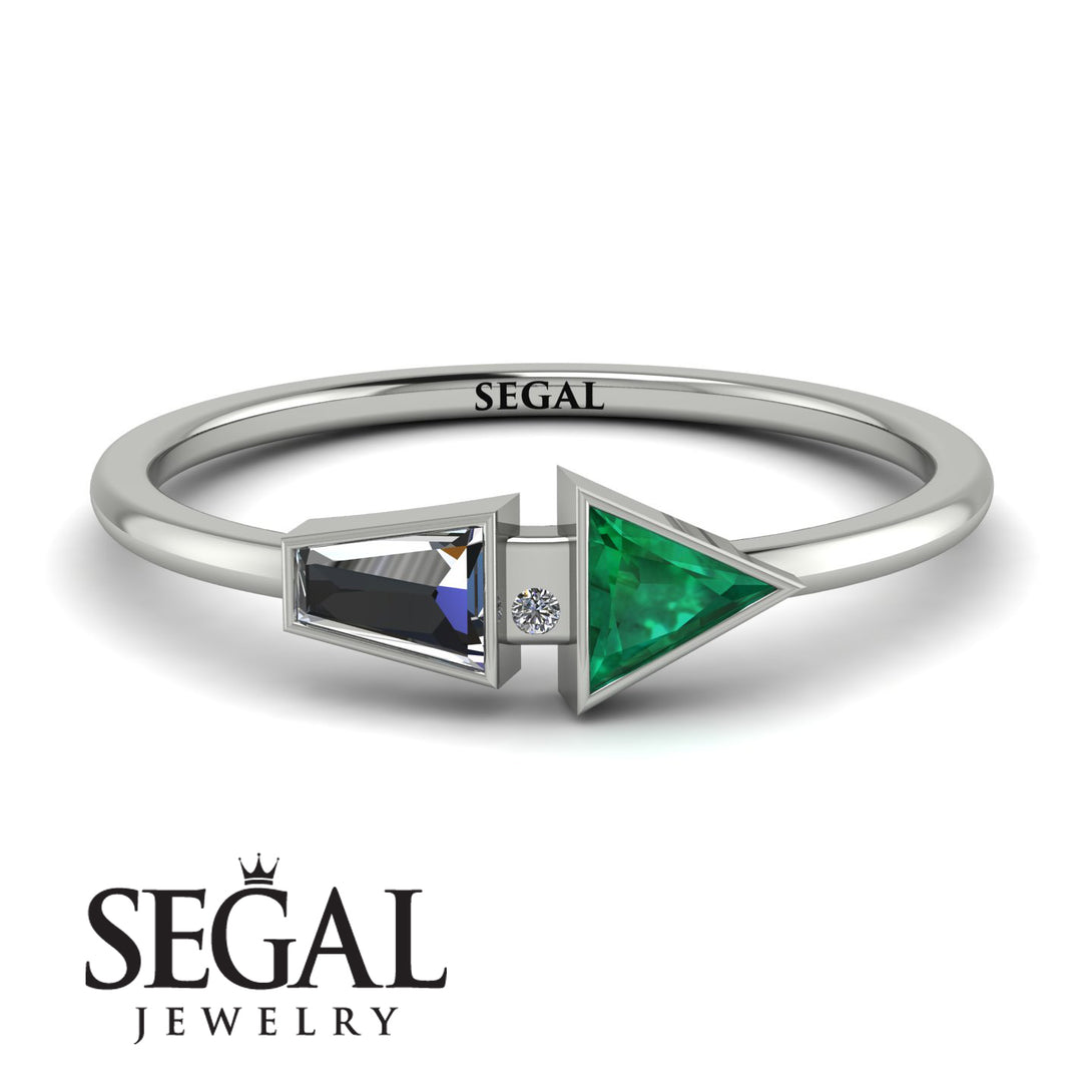 Geometrical Arrow Diamond Ring - Gracie No. 6