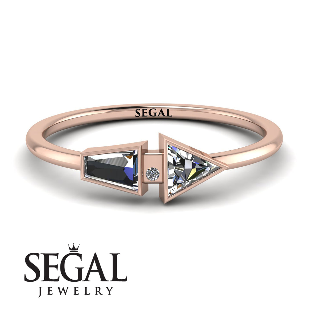 Geometrical Arrow Diamond Ring - Gracie No. 2