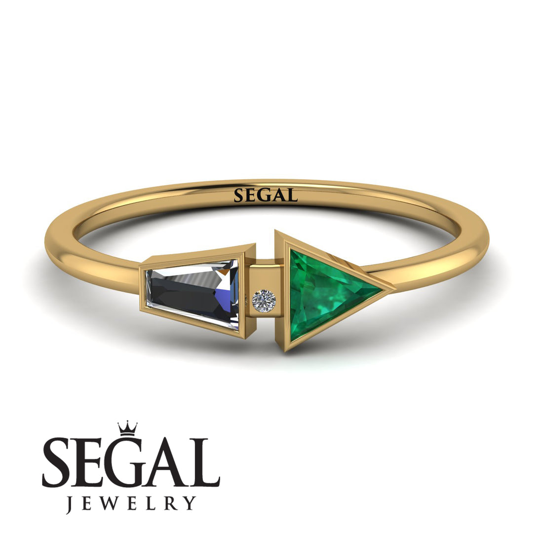 Geometrical Arrow Diamond Ring - Gracie No. 4