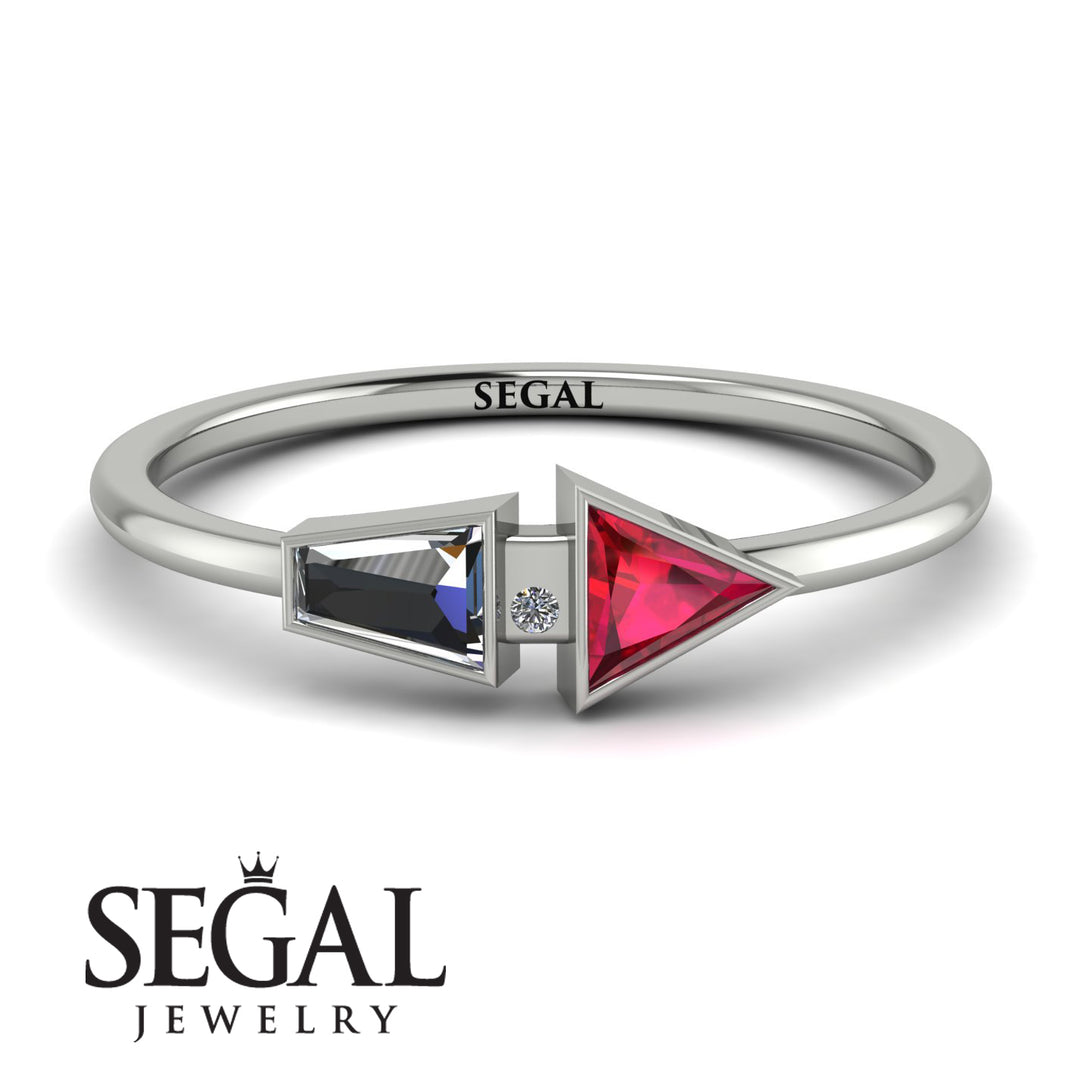 Geometrical Arrow Diamond Ring - Gracie No. 12