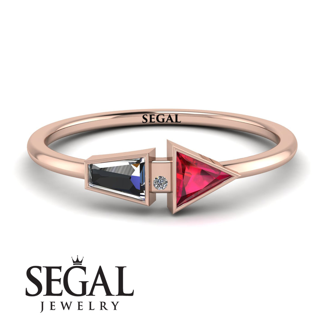 Geometrical Arrow Diamond Ring - Gracie No. 11