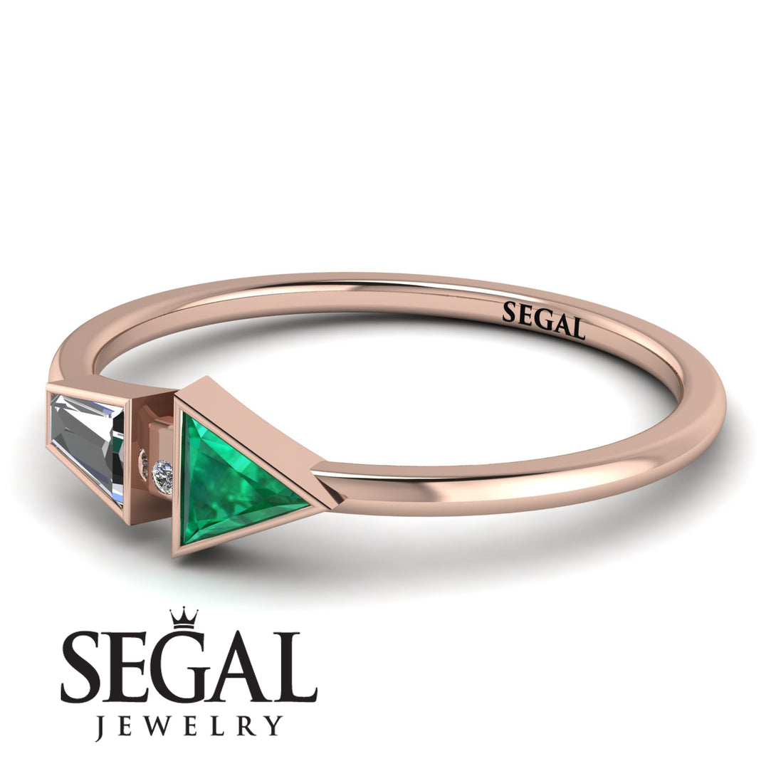 Geometrical Arrow Diamond Ring - Gracie No. 5