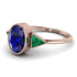 Geometrical Bezel Sapphire Ring - Trinity No. 65
