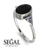 Geometrical Bezel Black Diamond Ring - Trinity No. 33 image 18