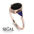 Geometrical Bezel Black Diamond Ring - Trinity No. 44 image 2