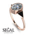 Geometrical Bezel Diamond Ring - Trinity No. 8
