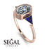 Geometrical Bezel Diamond Ring - Trinity No. 14