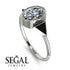 Geometrical Bezel Diamond Ring - Trinity No. 9