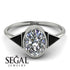 Geometrical Bezel Diamond Ring - Trinity No. 9