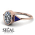 Geometrical Bezel Diamond Ring - Trinity No. 14