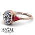 Geometrical Bezel Diamond Ring - Trinity No. 11