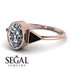 Geometrical Bezel Diamond Ring - Trinity No. 8