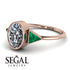 Geometrical Bezel Diamond Ring - Trinity No. 5