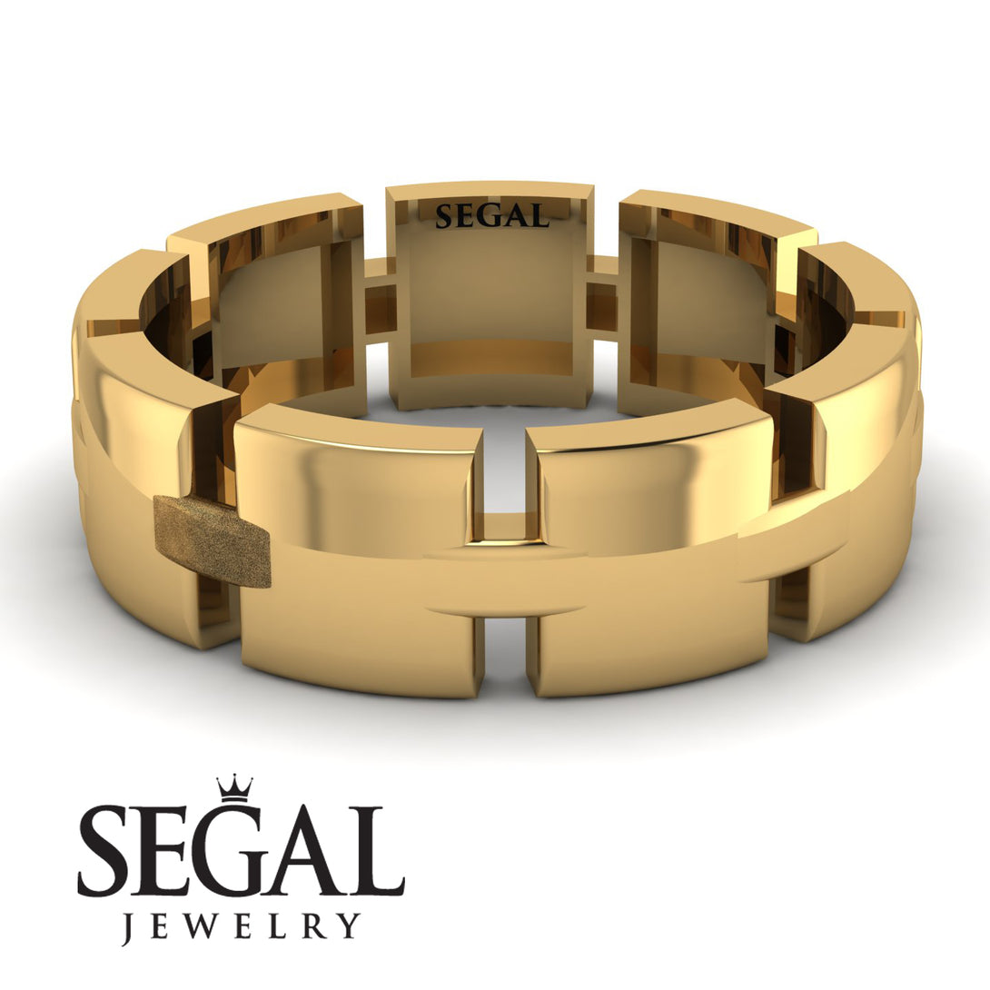 Geometrical Wedding Ring - Jackson No. 1