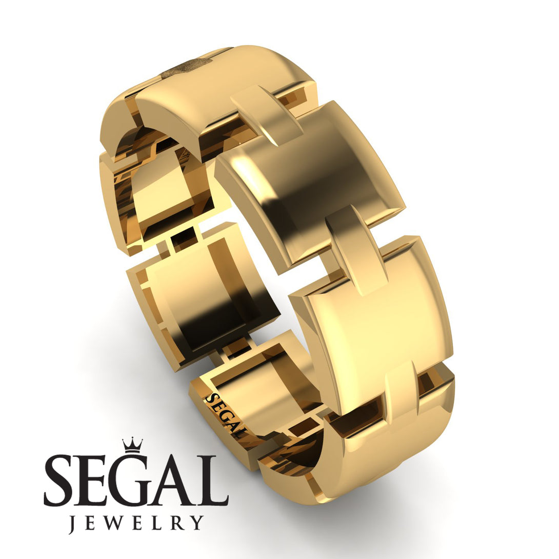 Geometrical Wedding Ring - Jackson No. 1