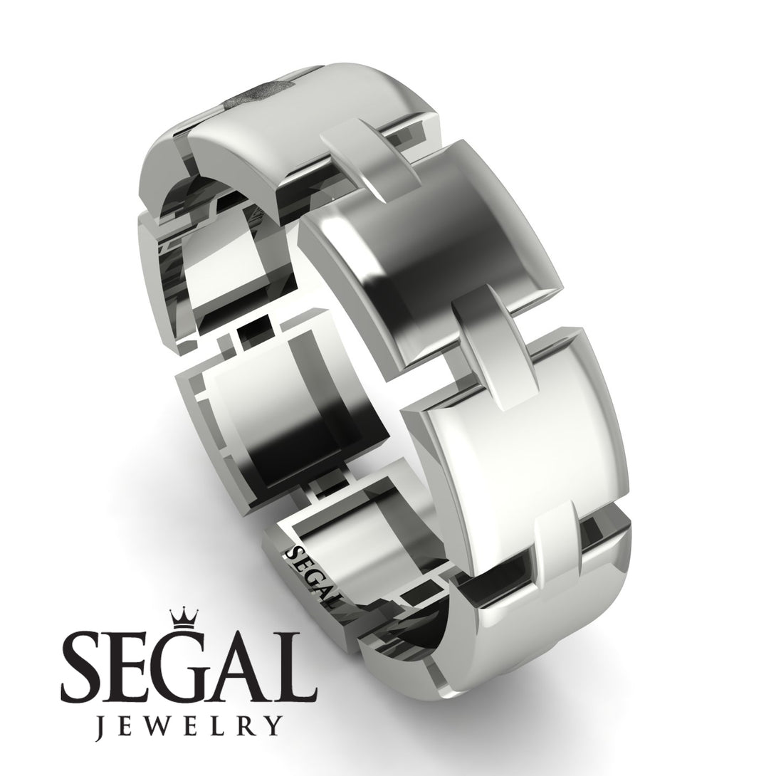 Geometrical Wedding Ring - Jackson No. 3