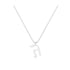 Gimel - Hebrew Alef-Bet letter diamond Necklace - G letter