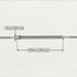 Long Line Black Diamond Necklace - Giselle No. 7