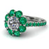 Glamorous Diamond Halo Engagement Ring - Amaya No. 18