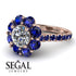 Glamorous Diamond Halo Engagement Ring - Amaya No. 62