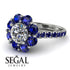 Glamorous Diamond Halo Engagement Ring - Amaya No. 63 image 10