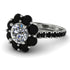Glamorous Diamond Halo Engagement Ring - Amaya No. 33
