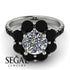 Glamorous Diamond Halo Engagement Ring - Amaya No. 33 image 13
