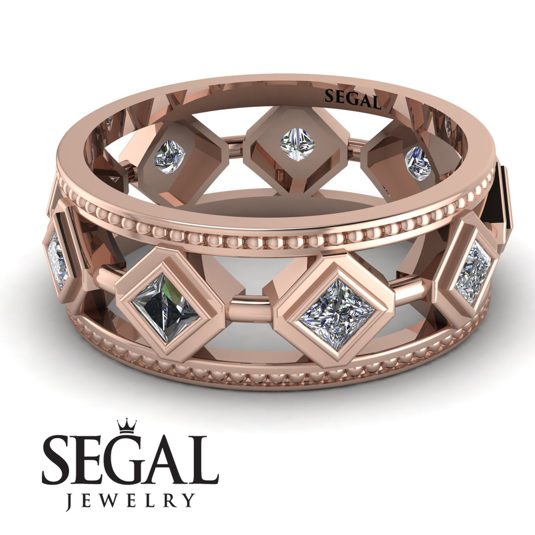 Glamorous Diamond Wedding Ring - Lucas No. 2