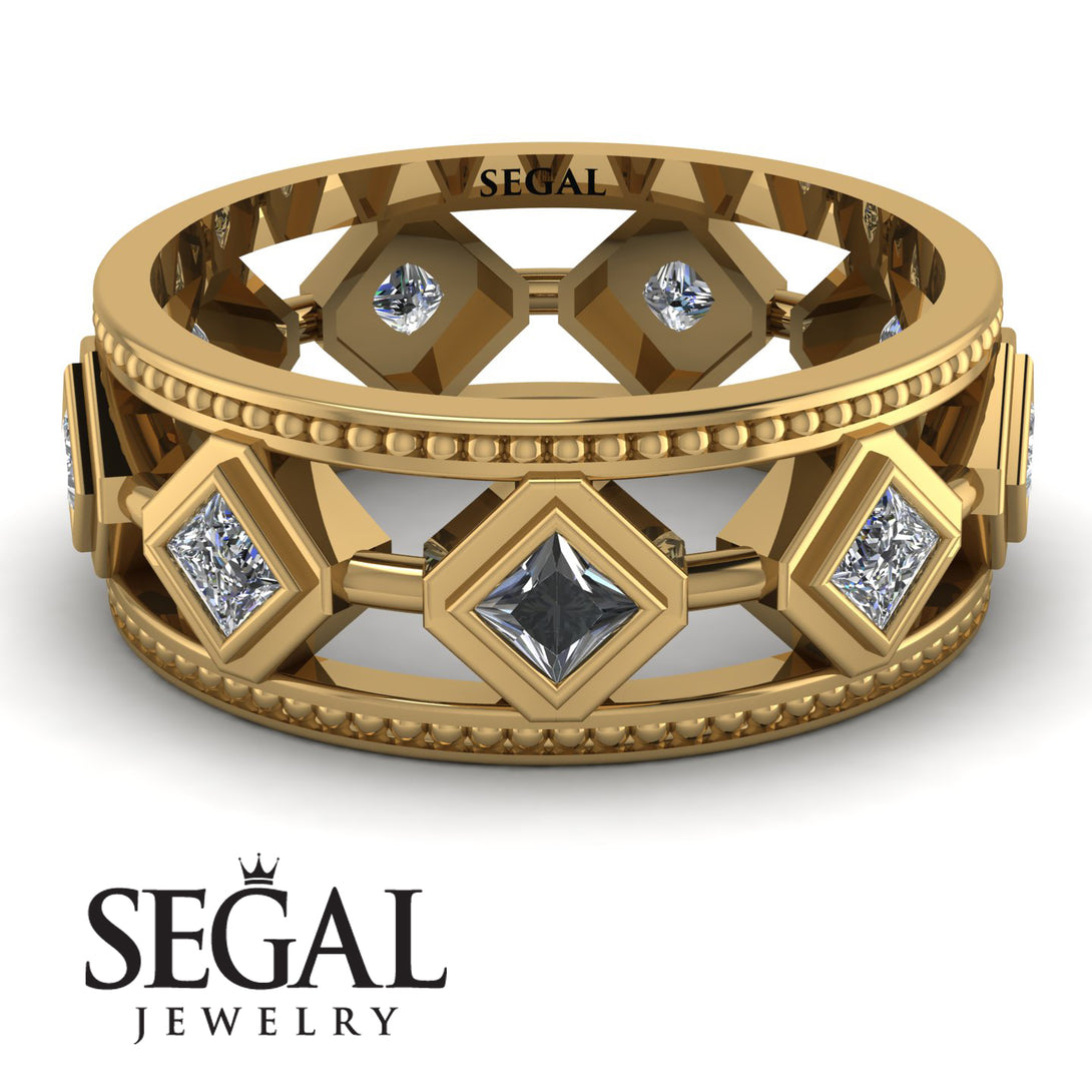 Glamorous Diamond Wedding Ring - Lucas No. 1