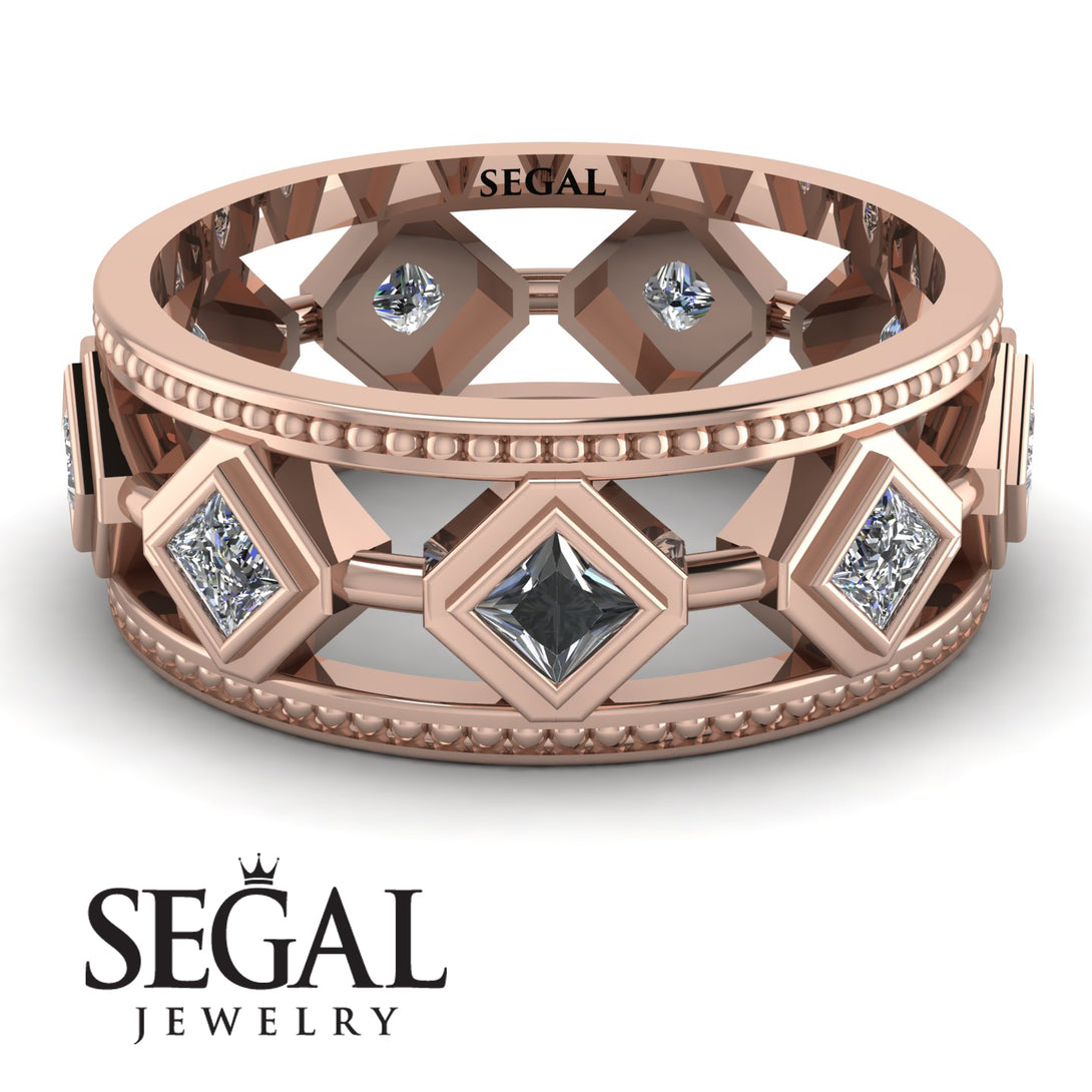 Glamorous Diamond Wedding Ring - Lucas No. 2