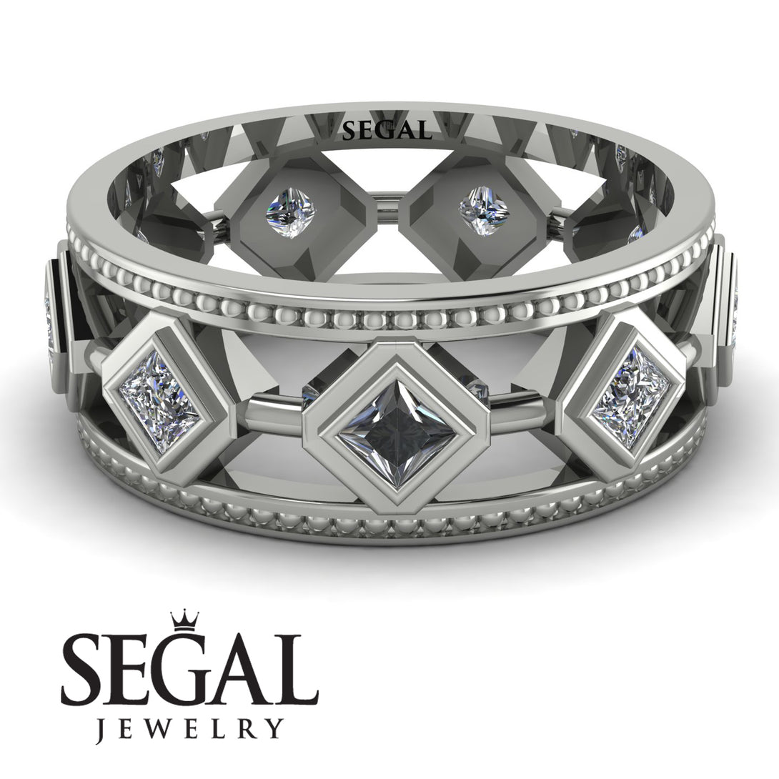 Glamorous Diamond Wedding Ring - Lucas No. 3