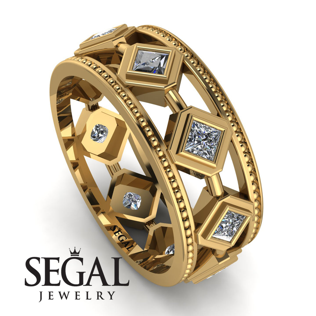 Glamorous Diamond Wedding Ring - Lucas No. 1