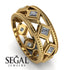 Glamorous Diamond Wedding Ring - Lucas No. 1