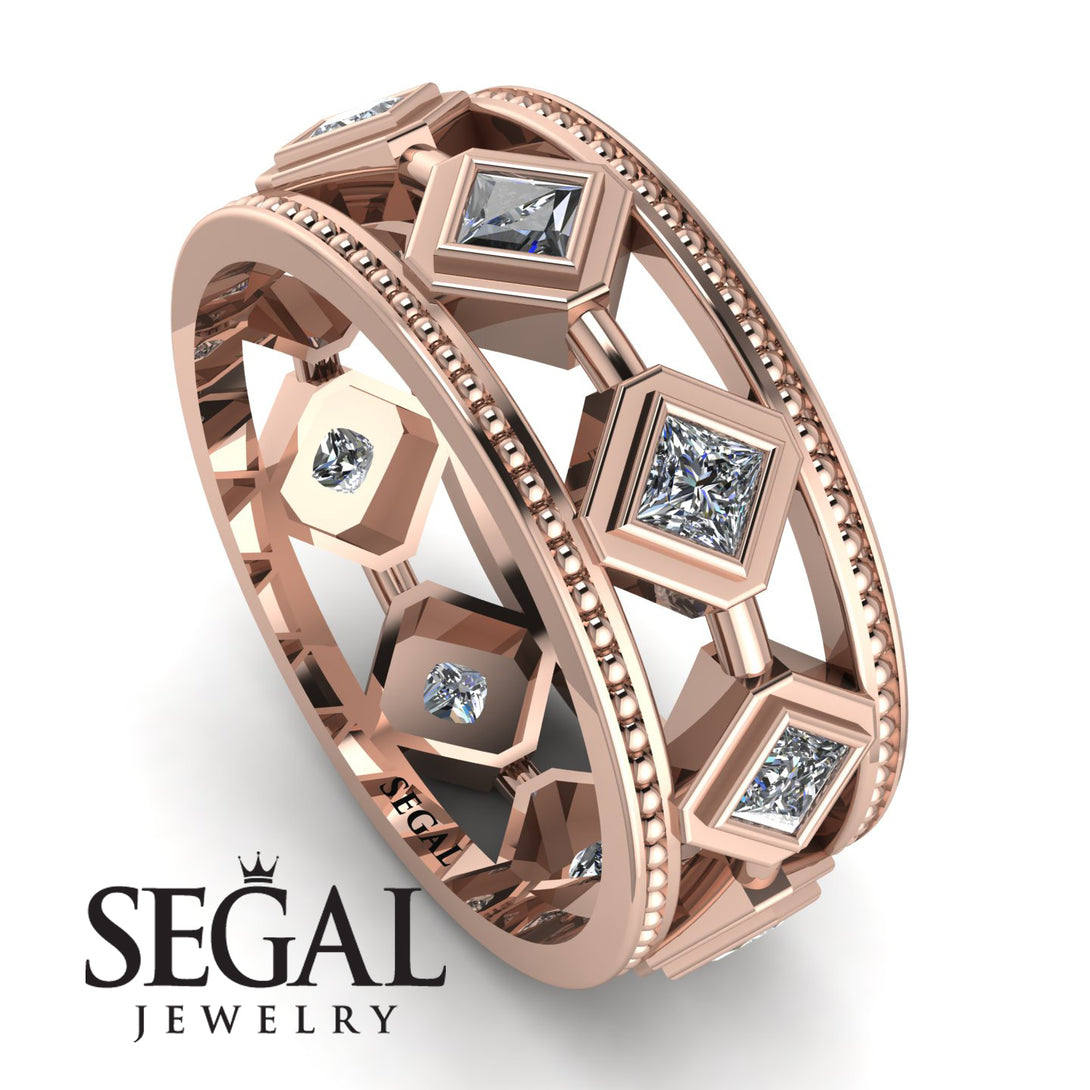 Glamorous Diamond Wedding Ring - Lucas No. 2