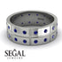 Glamorous Eternity Sapphire Wedding Band - Carter No. 15 image 2